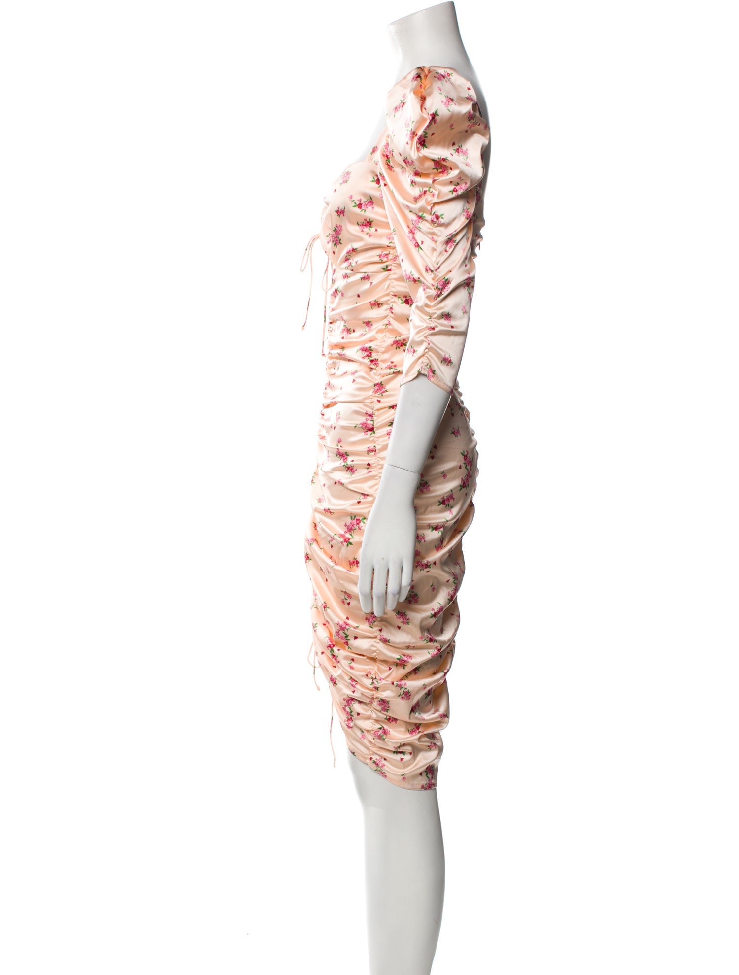 For Love & Lemons Printed Midi Length Dress