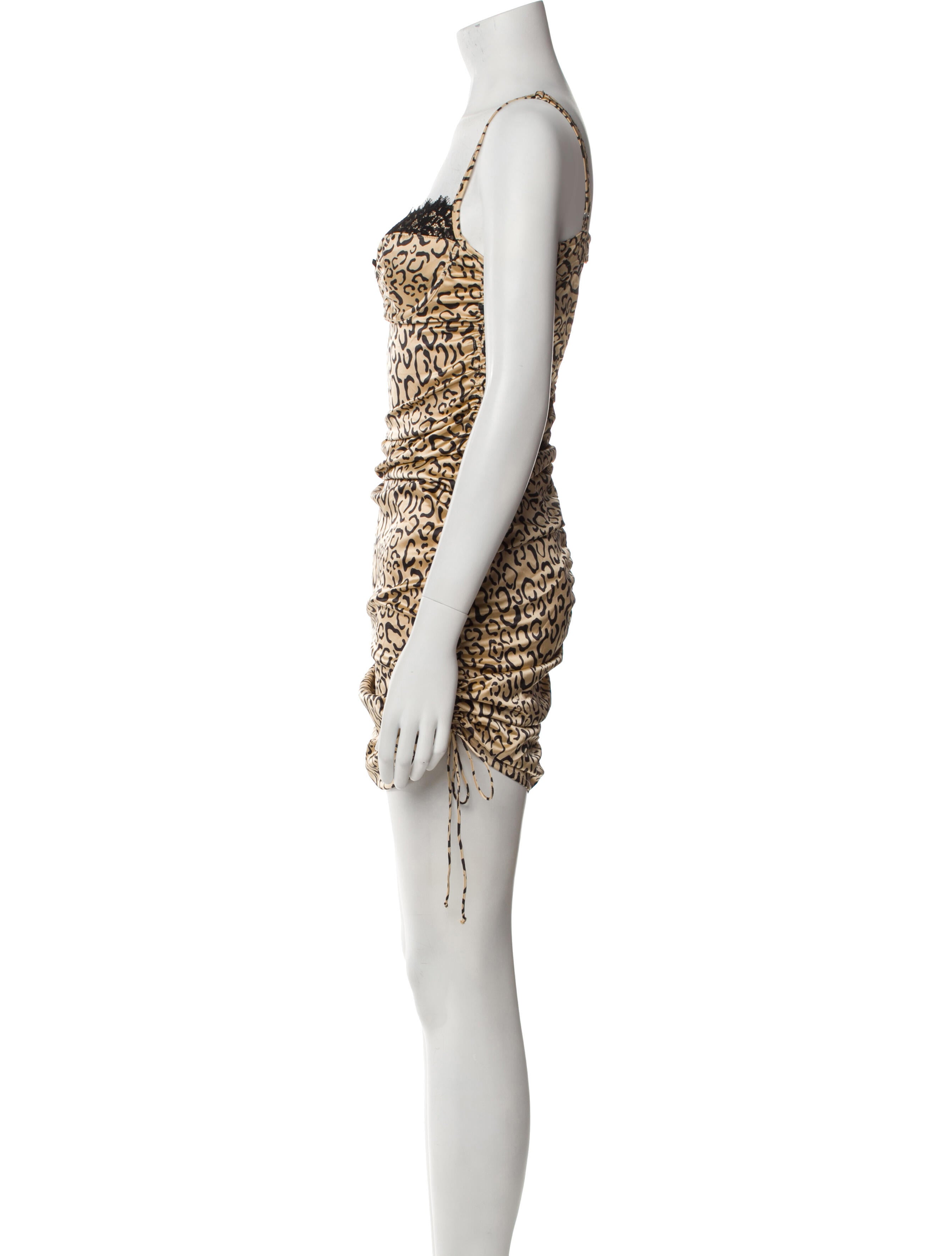For Love & Lemons Animal Print Mini Dress w/ Tags