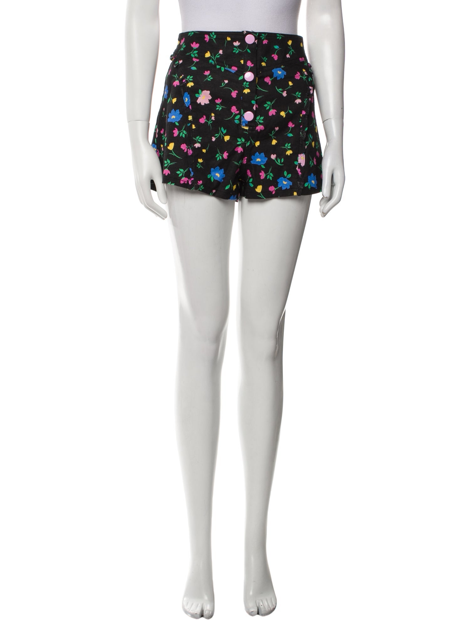 For Love & Lemons Linen Mini Shorts