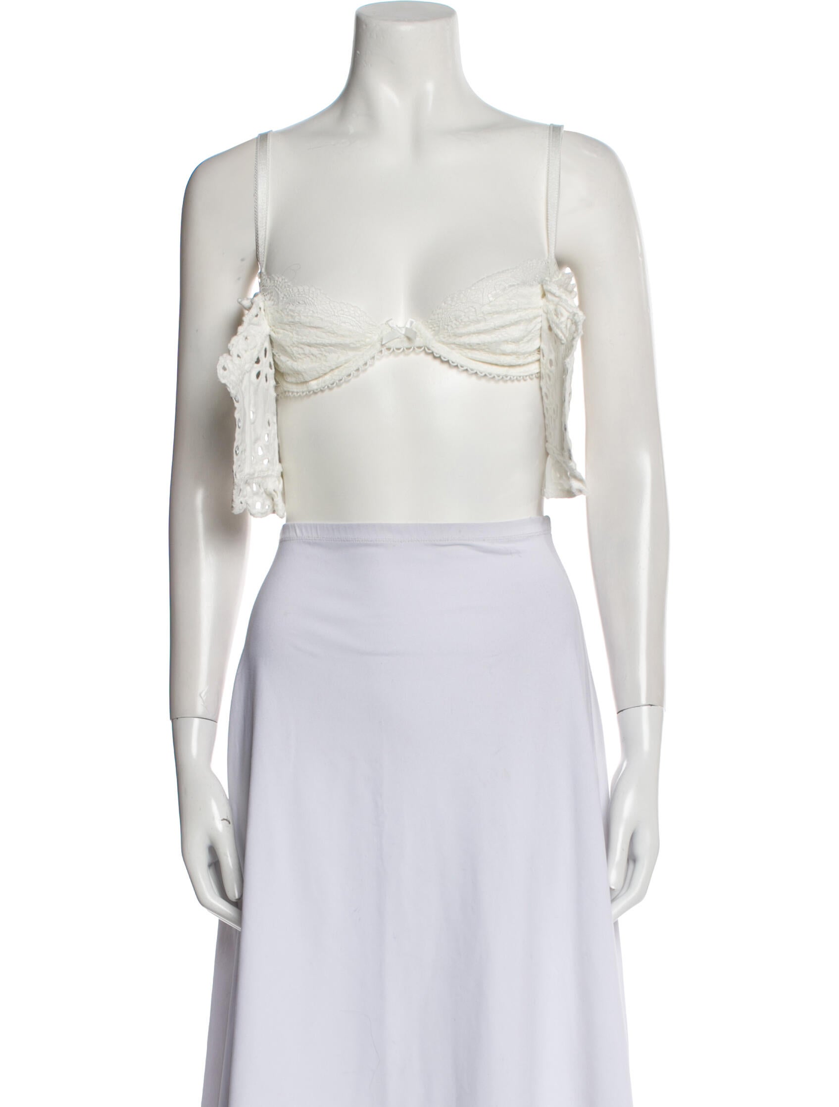 For Love & Lemons Square Neckline Sleeveless Crop Top w/ Tags