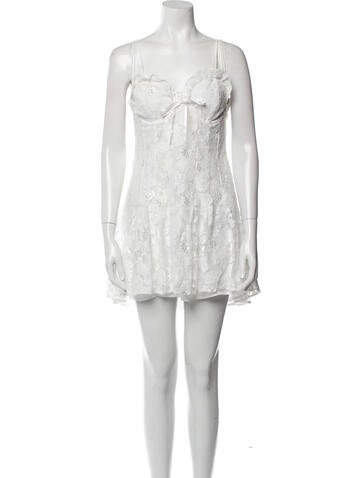 For Love & Lemons Dresses Square Neckline Mini Dress L