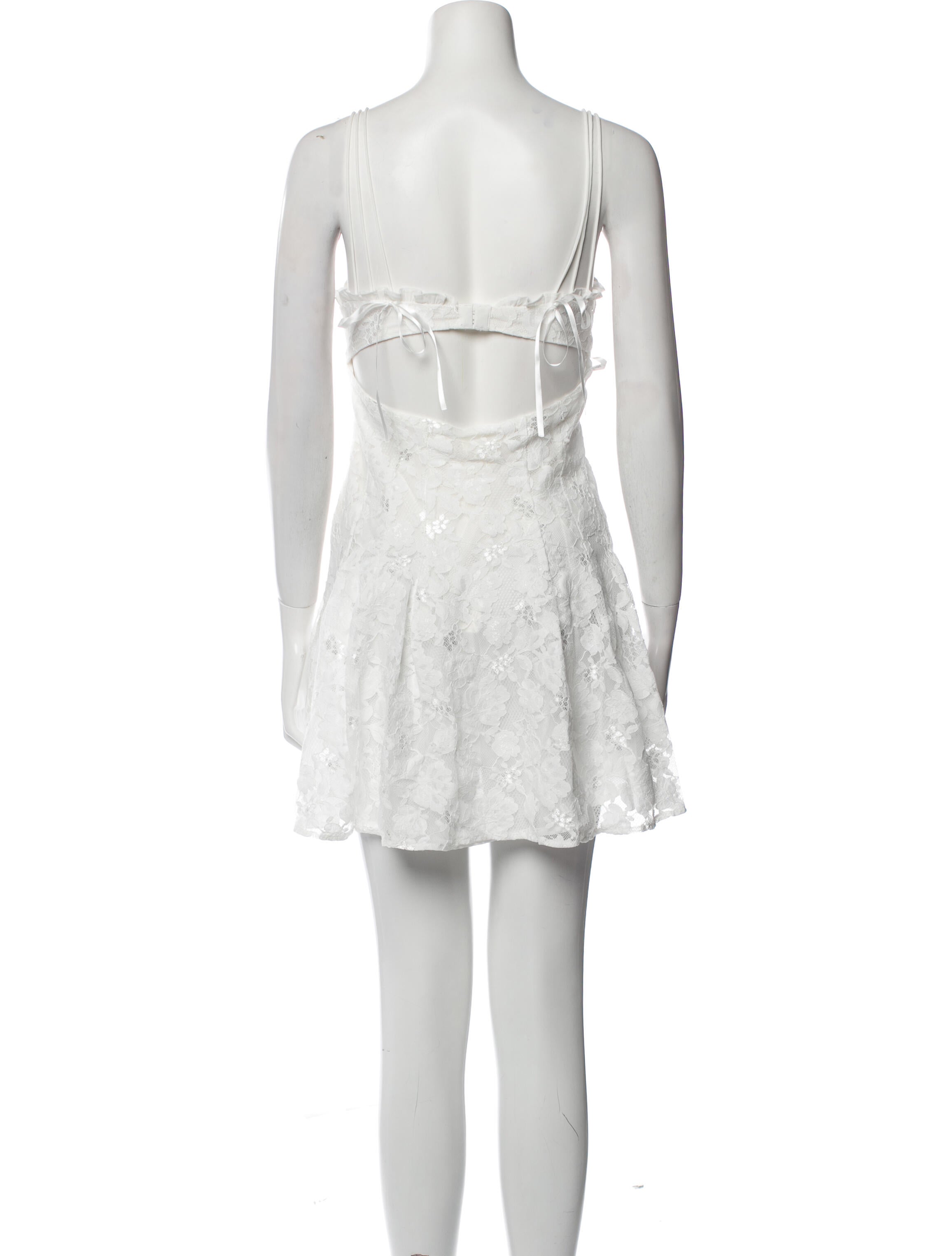 For Love & Lemons Square Neckline Mini Dress