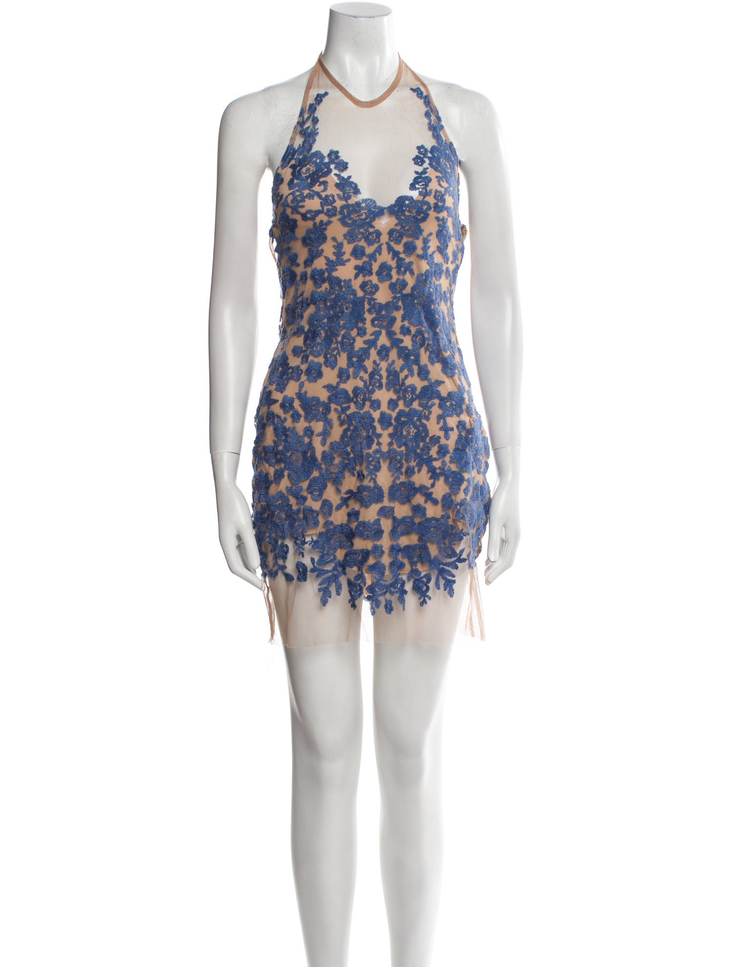 For Love & Lemons Lace Pattern Midi Length Dress