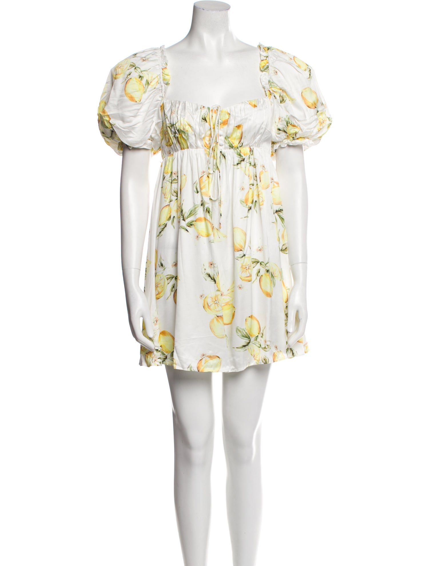 For Love & Lemons Floral Print Mini Dress