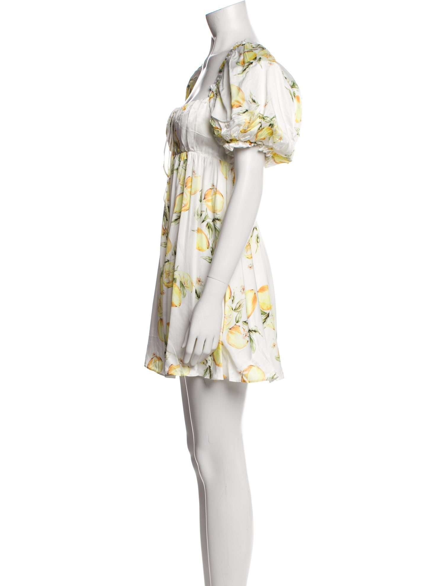 For Love & Lemons Floral Print Mini Dress