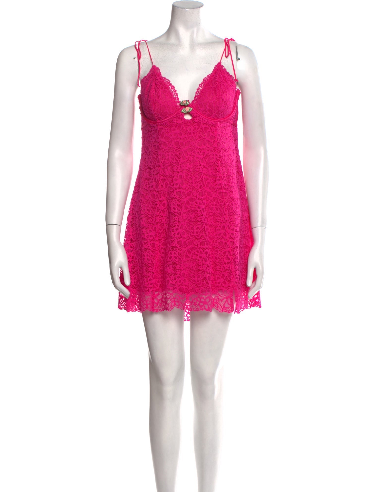 For Love & Lemons V-Neck Mini Dress w/ Tags