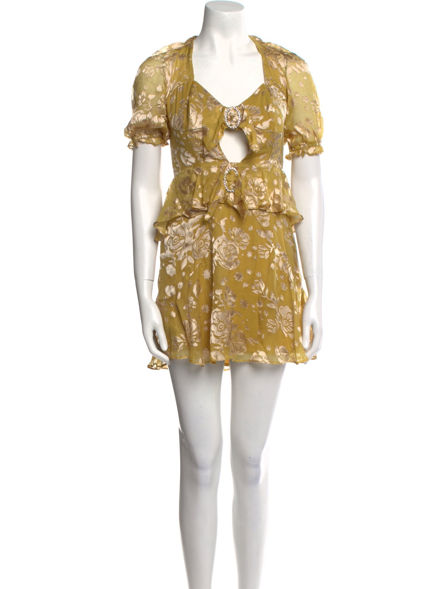 For Love & Lemons Floral Print Mini Dress w/ Tags