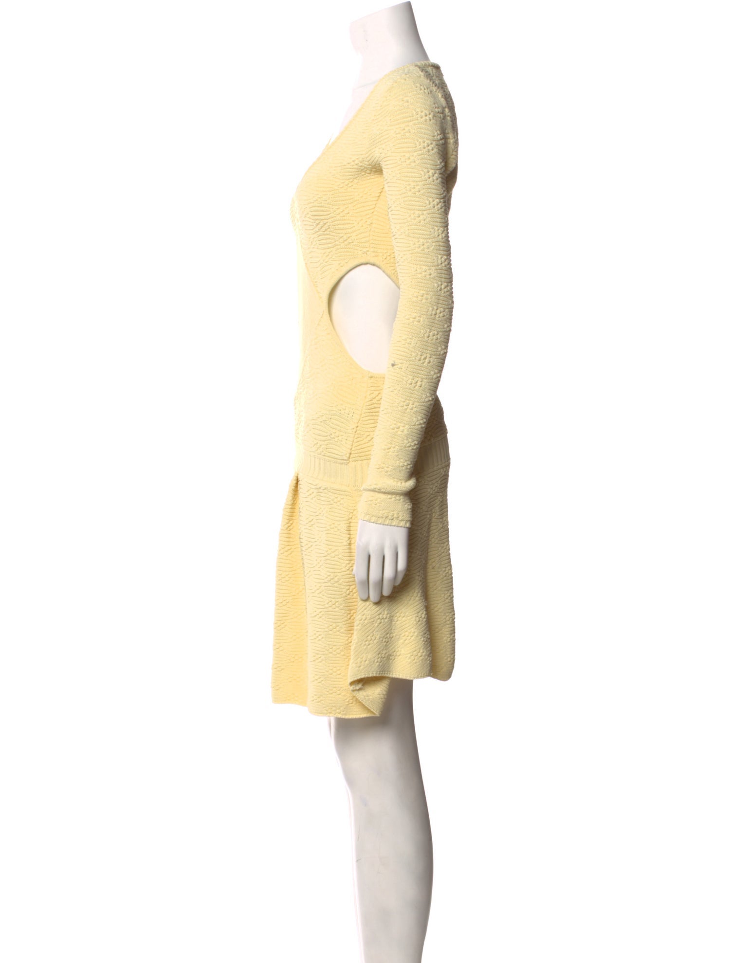 For Love & Lemons V-Neck Mini Dress