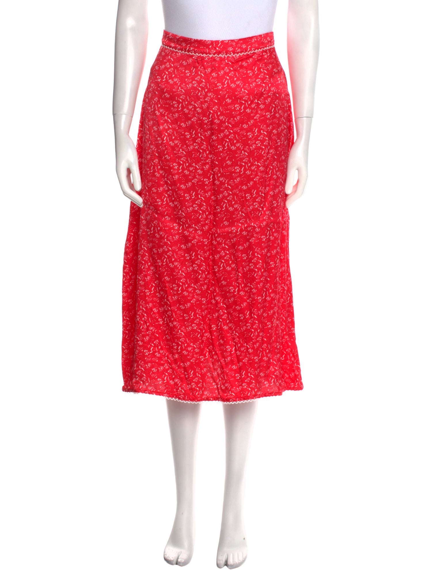 For Love & Lemons Floral Print Midi Length Skirt w/ Tags