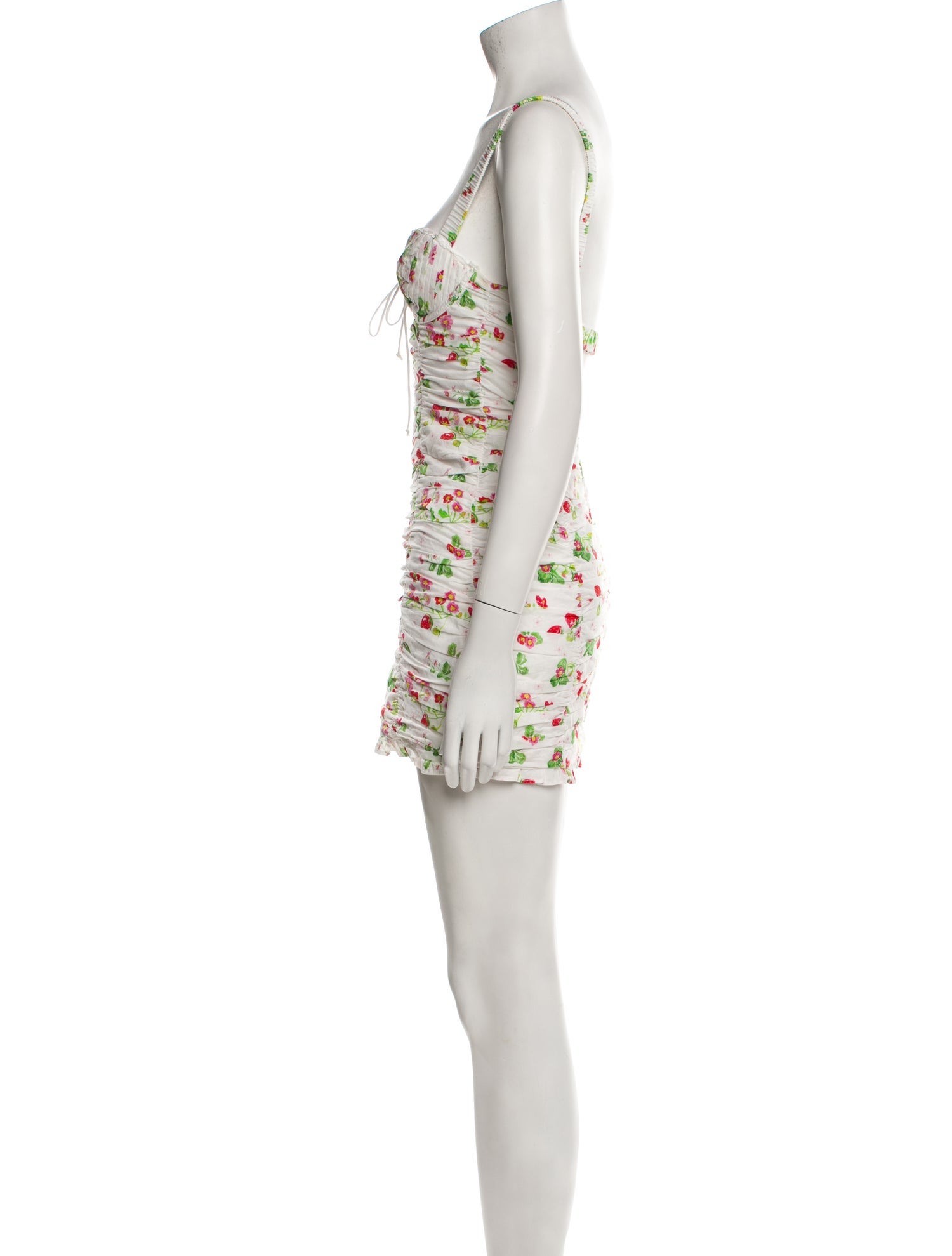 For Love & Lemons Floral Print Mini Dress