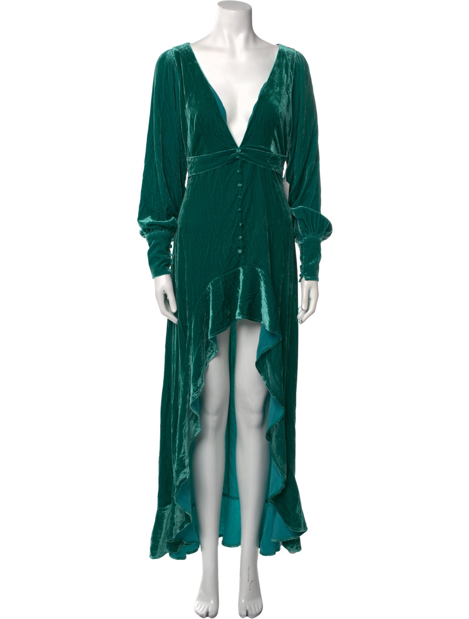 For Love & Lemons V-Neck Long Dress w/ Tags