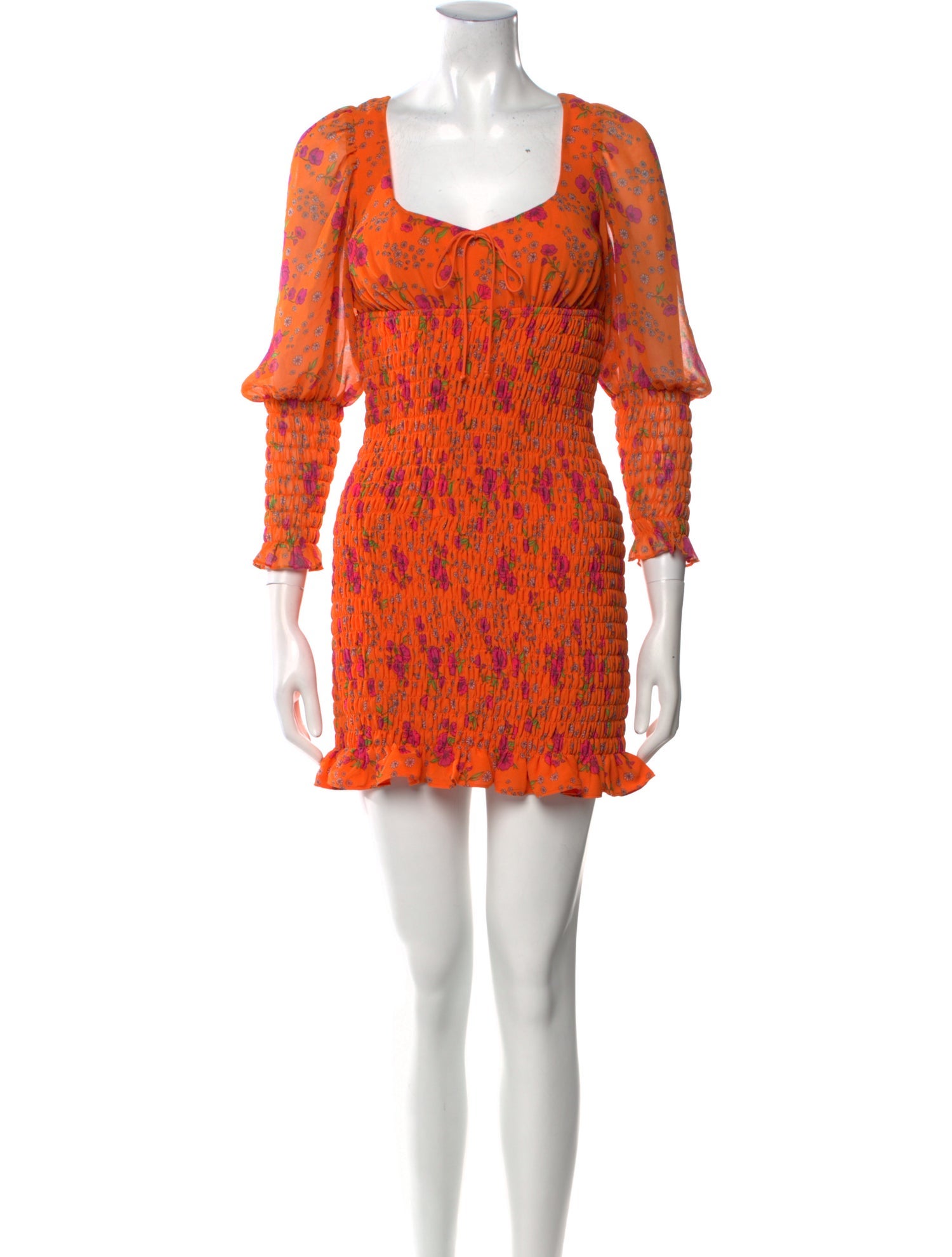 For Love & Lemons Printed Mini Dress