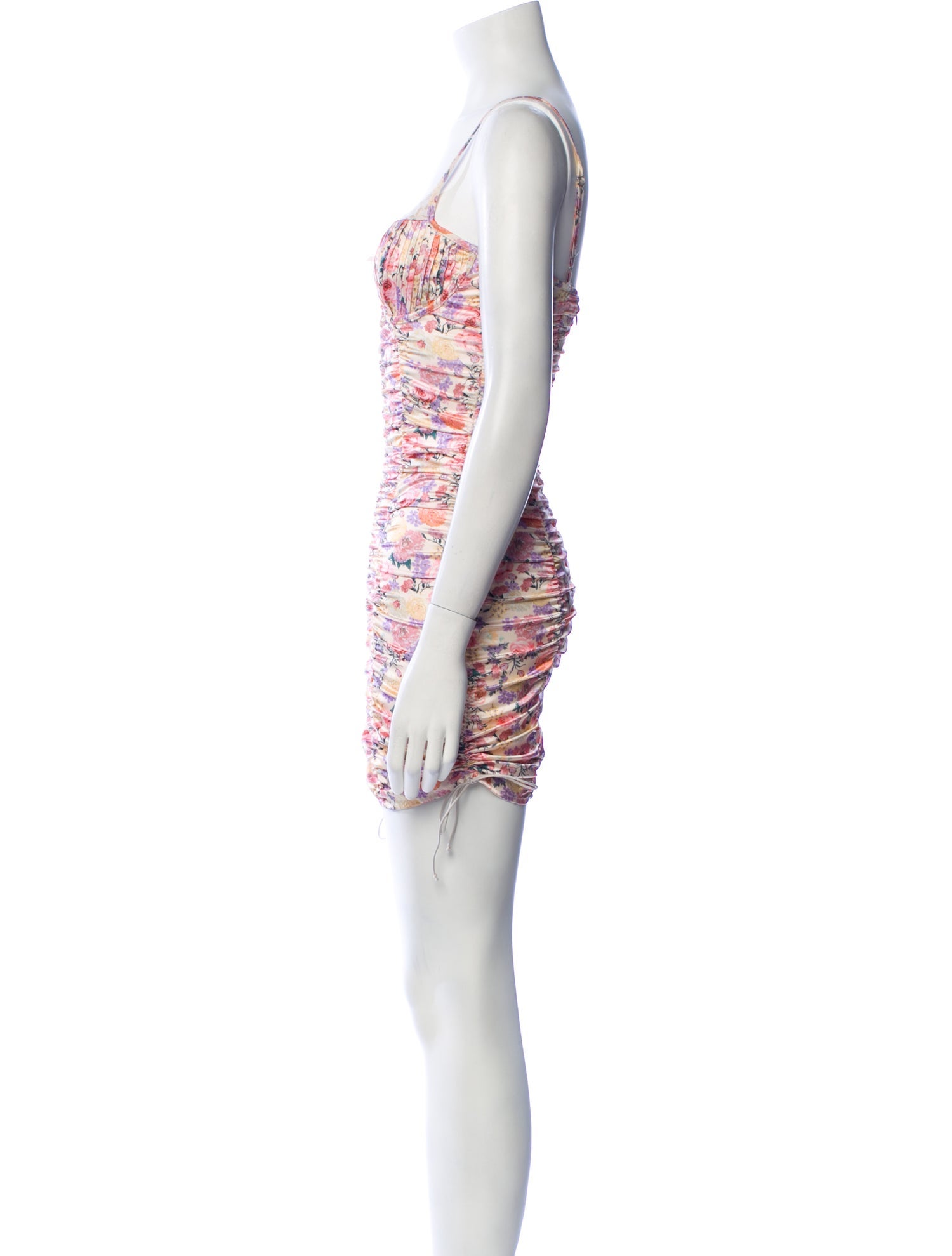 For Love & Lemons Floral Print Mini Dress