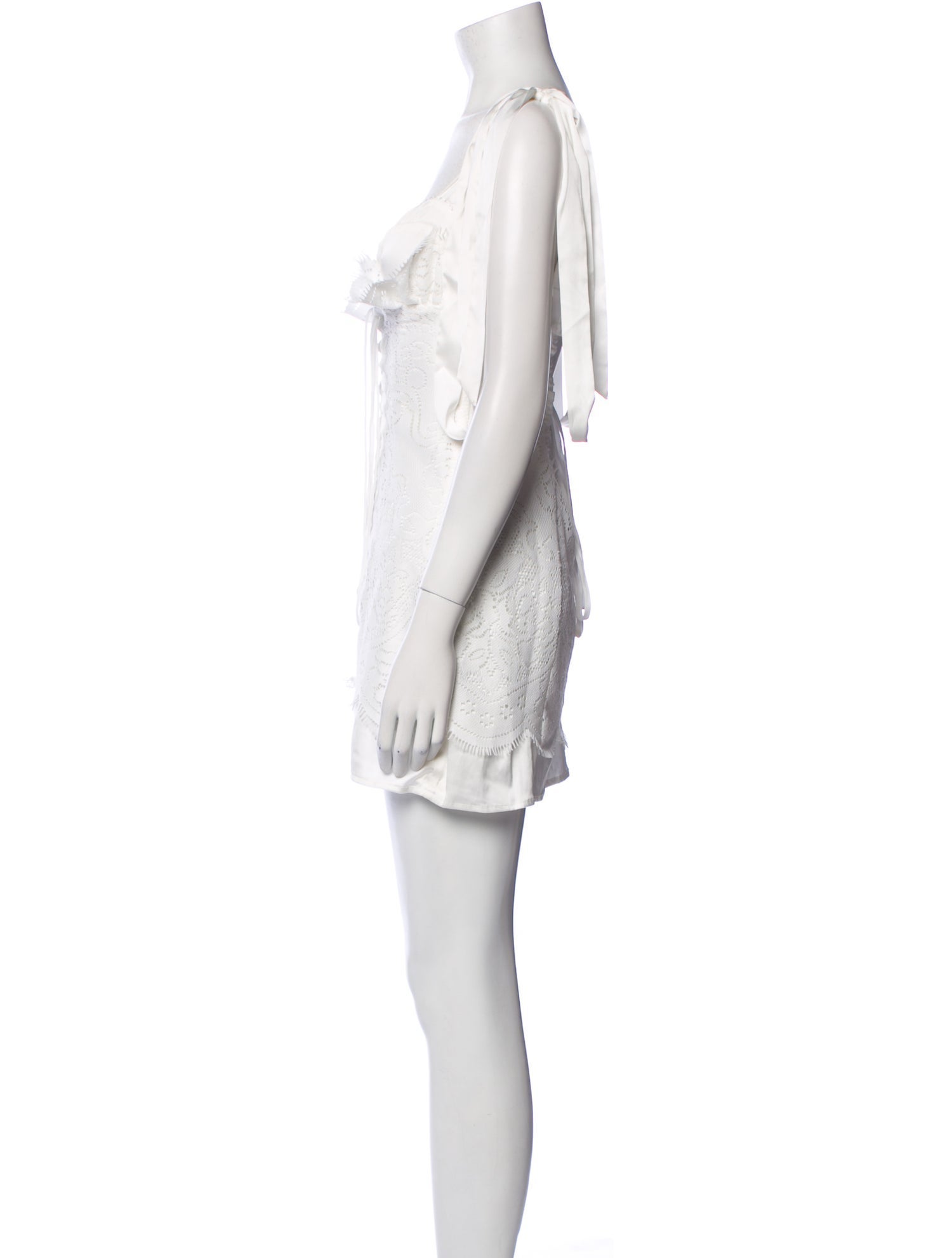 For Love & Lemons Square Neckline Mini Dress