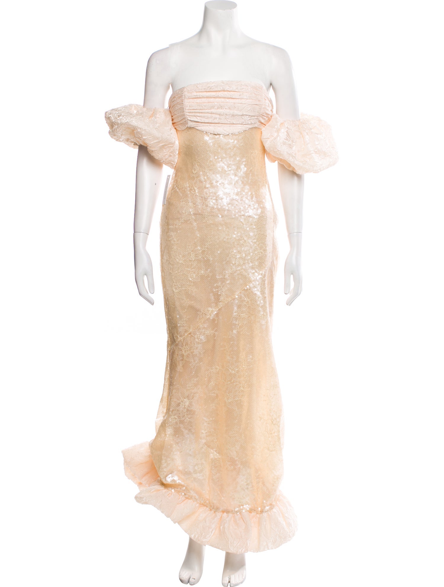 For Love & Lemons Off-The-Shoulder Long Dress w/ Tags