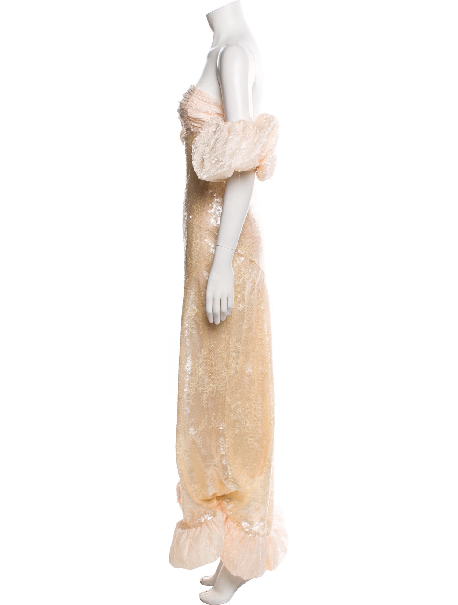 For Love & Lemons Off-The-Shoulder Long Dress w/ Tags