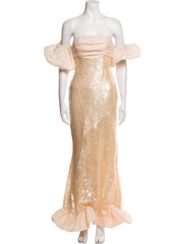 For Love & Lemons Dresses Off-The-Shoulder Long Dress XS