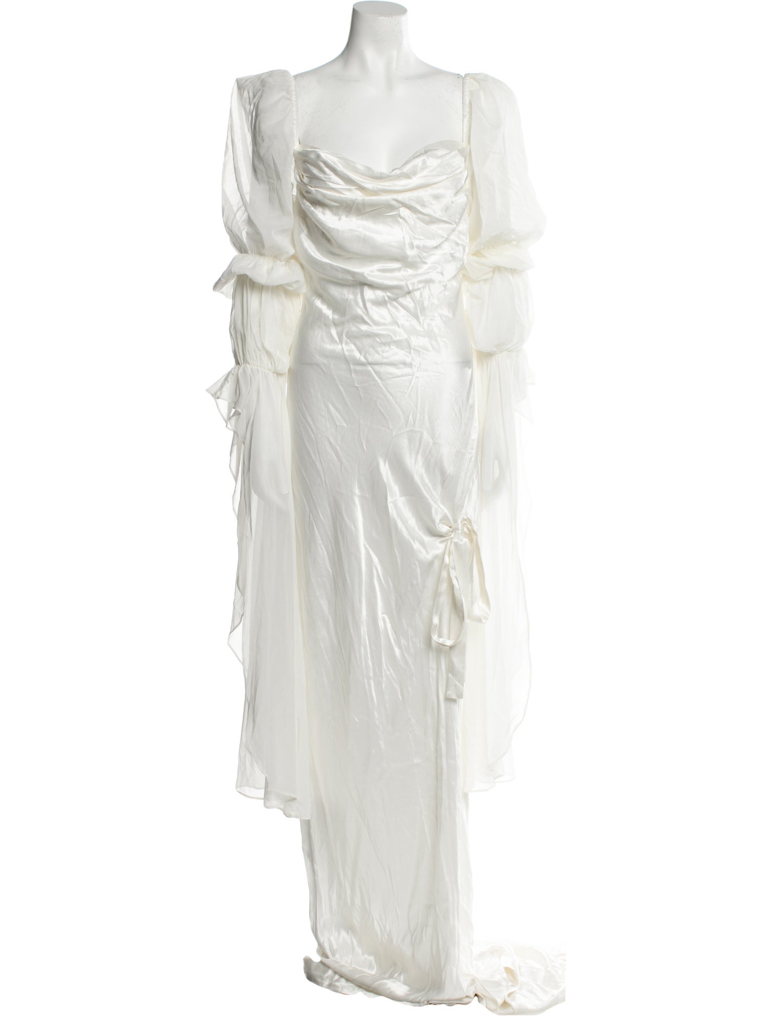 For Love & Lemons Cowl Neck Long Dress