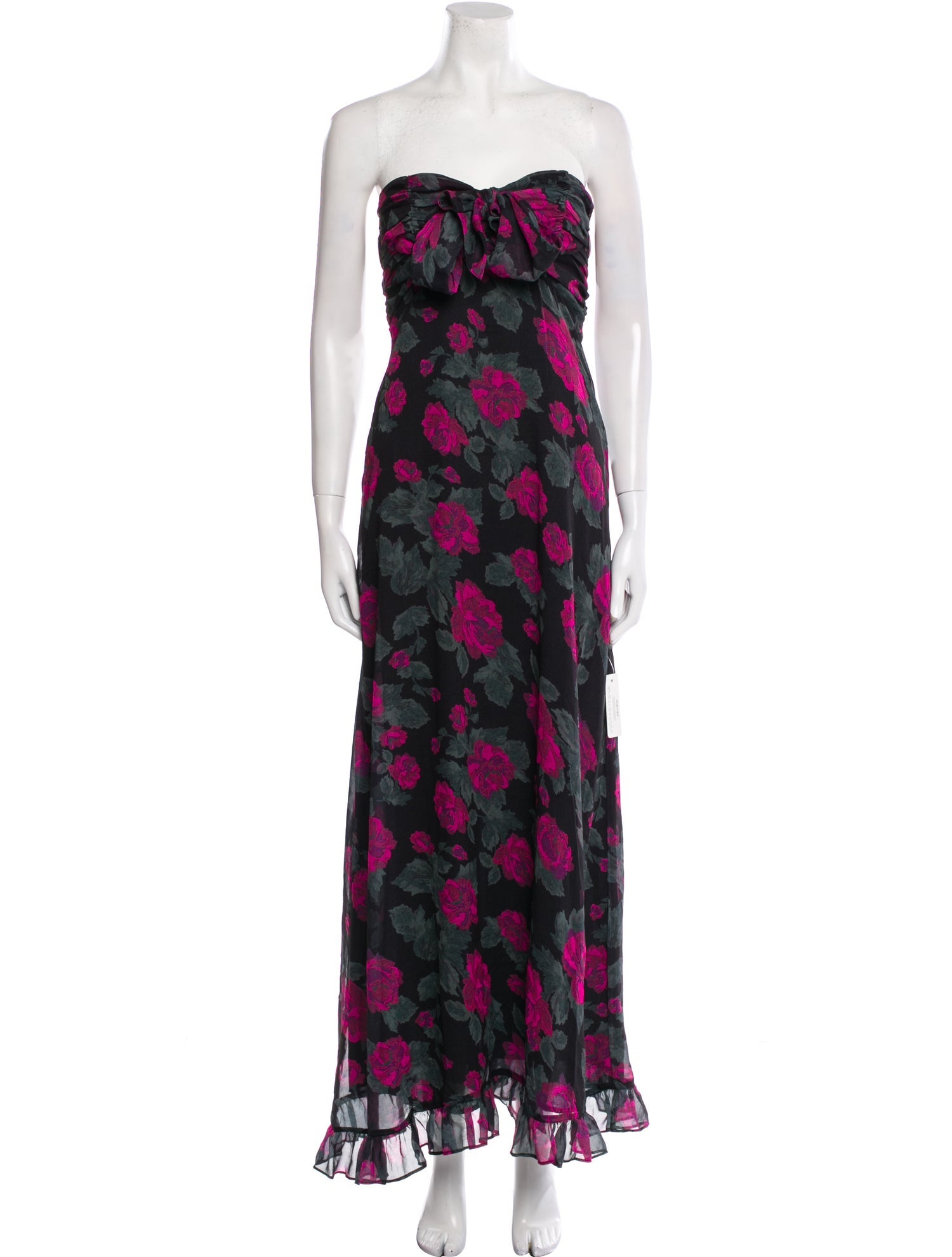 For Love & Lemons Floral Print Long Dress w/ Tags