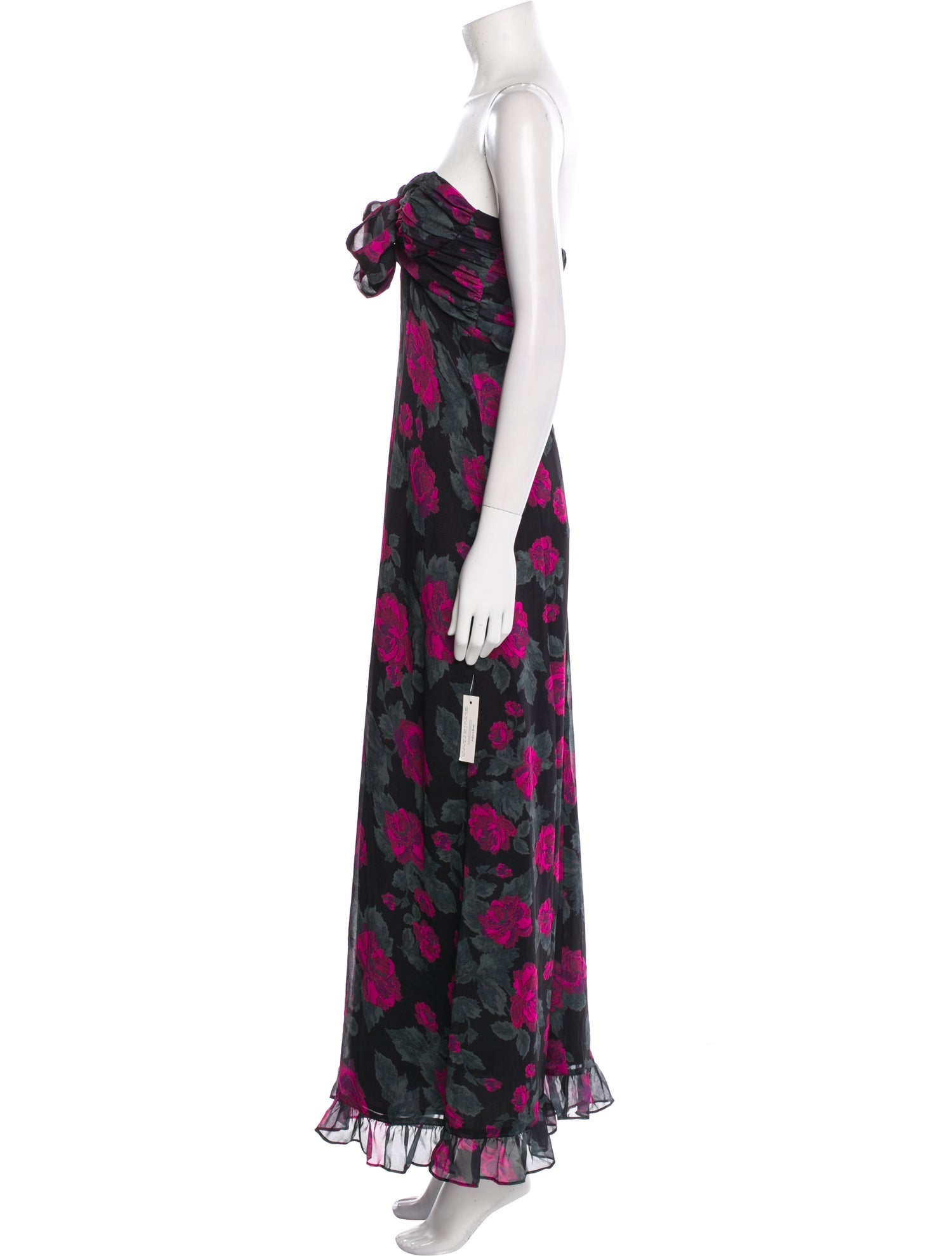 For Love & Lemons Floral Print Long Dress w/ Tags
