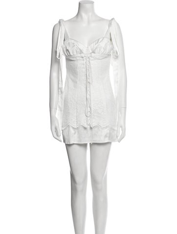 For Love & Lemons Dresses Square Neckline Mini Dress S