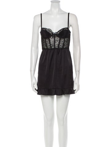 For Love & Lemons Loungewear Cutout Accent Nightgown XXS