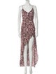 For Love & Lemons Paisley Print Long Dress