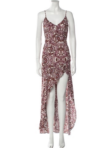 For Love & Lemons Dresses Paisley Print Long Dress S
