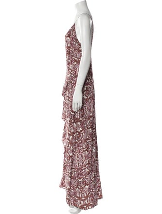 For Love & Lemons Paisley Print Long Dress