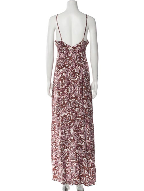 For Love & Lemons Paisley Print Long Dress