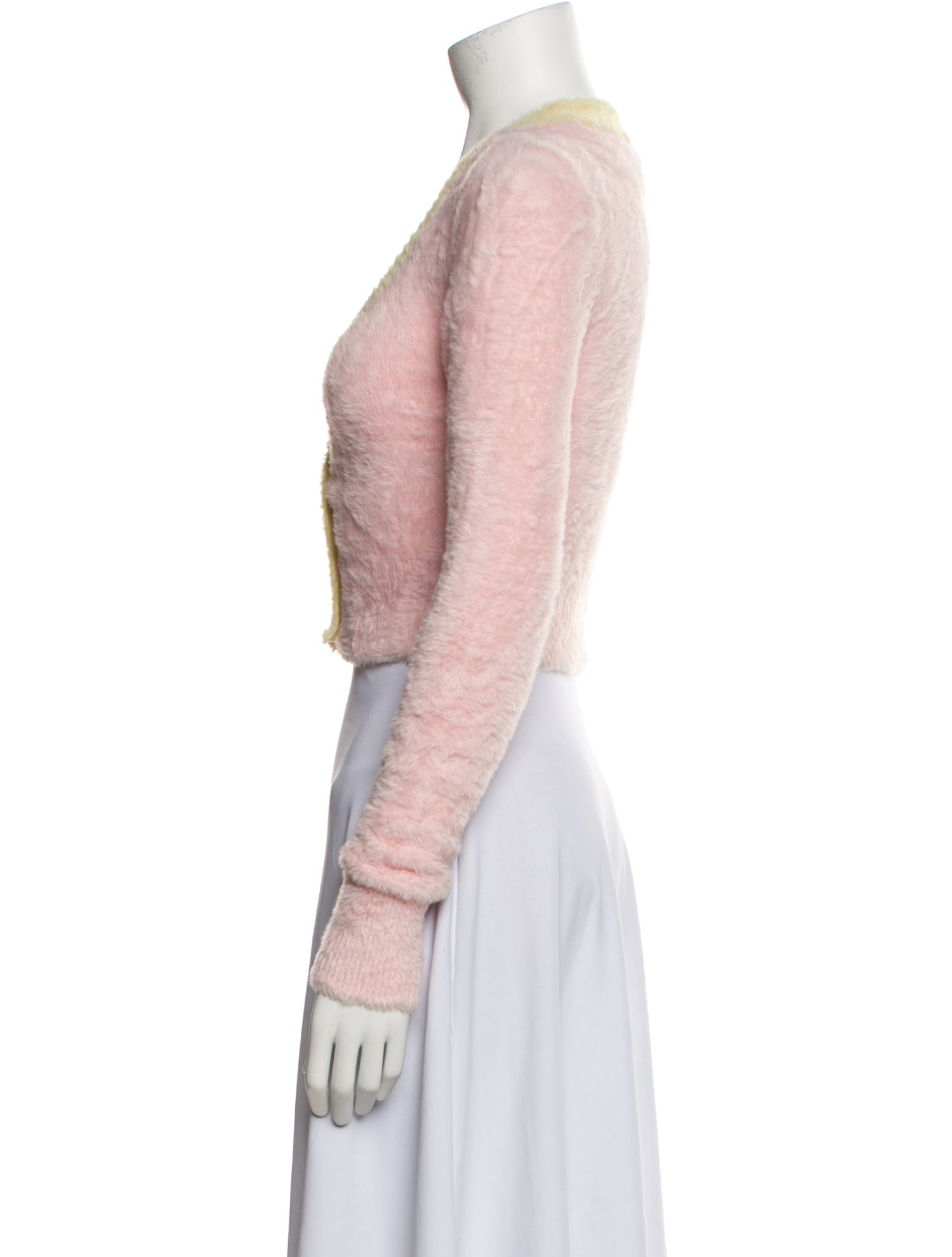 For Love & Lemons Faux Fur Colorblock Pattern Jacket w/ Tags