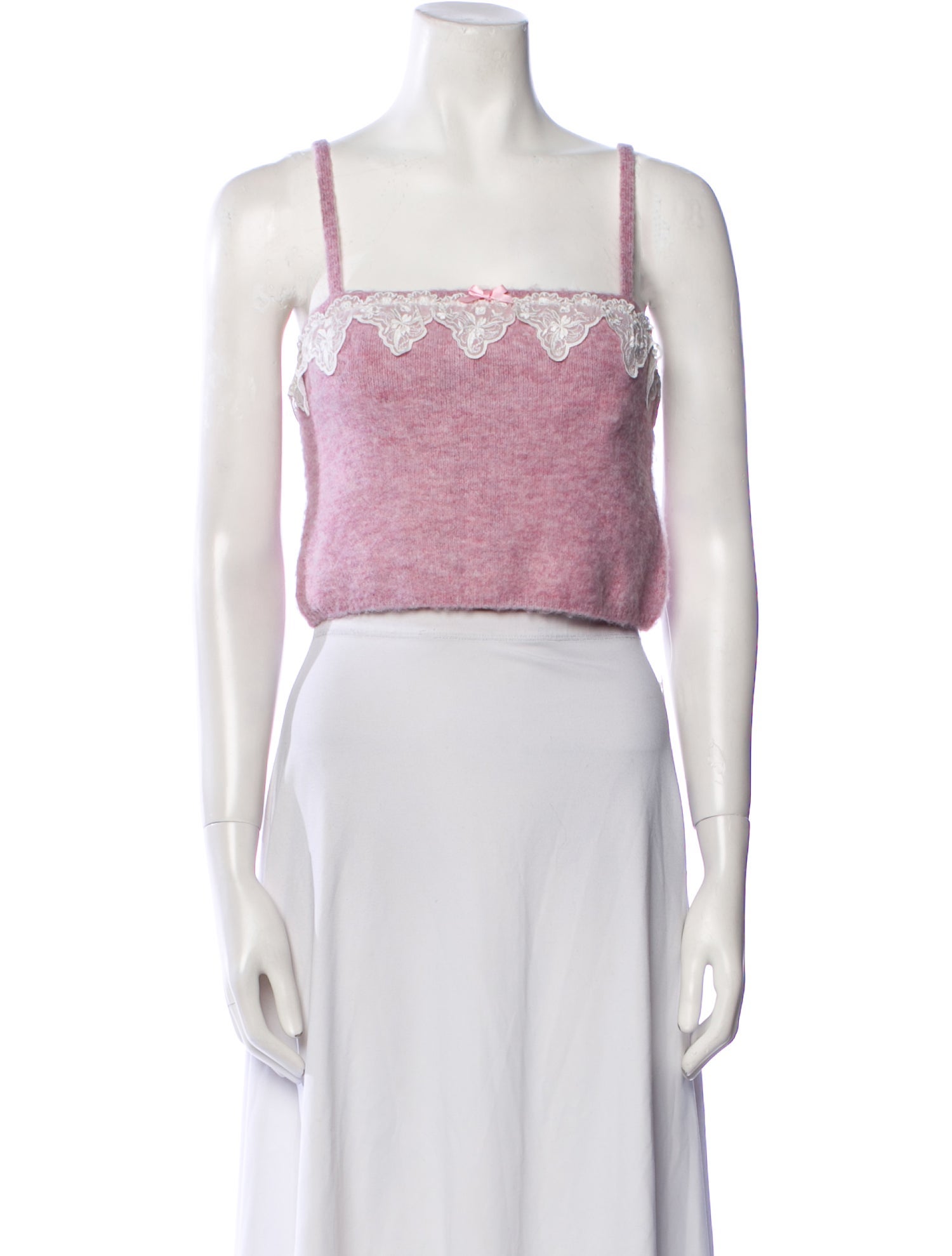 For Love & Lemons Square Neckline Sleeveless Crop Top w/ Tags