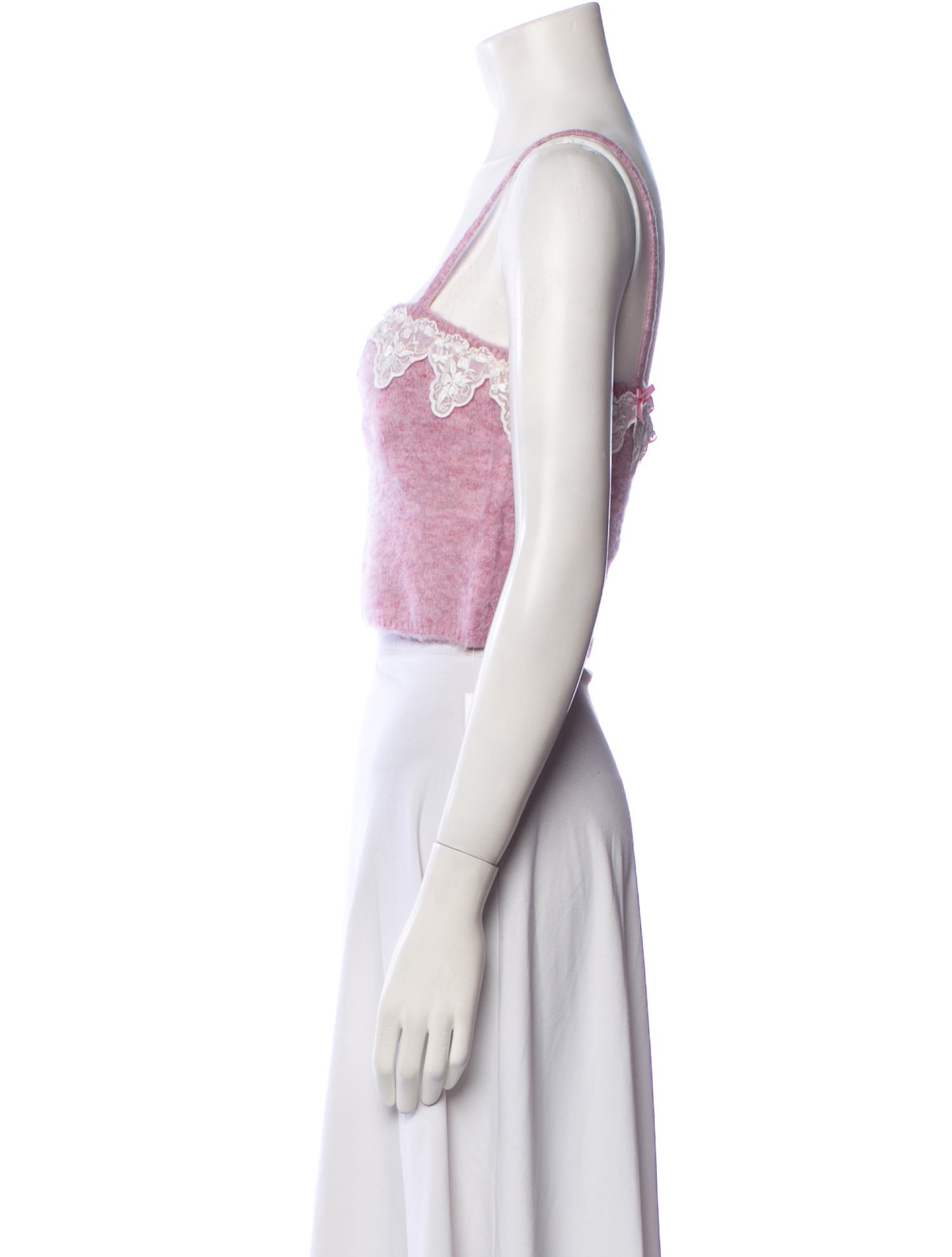 For Love & Lemons Square Neckline Sleeveless Crop Top w/ Tags