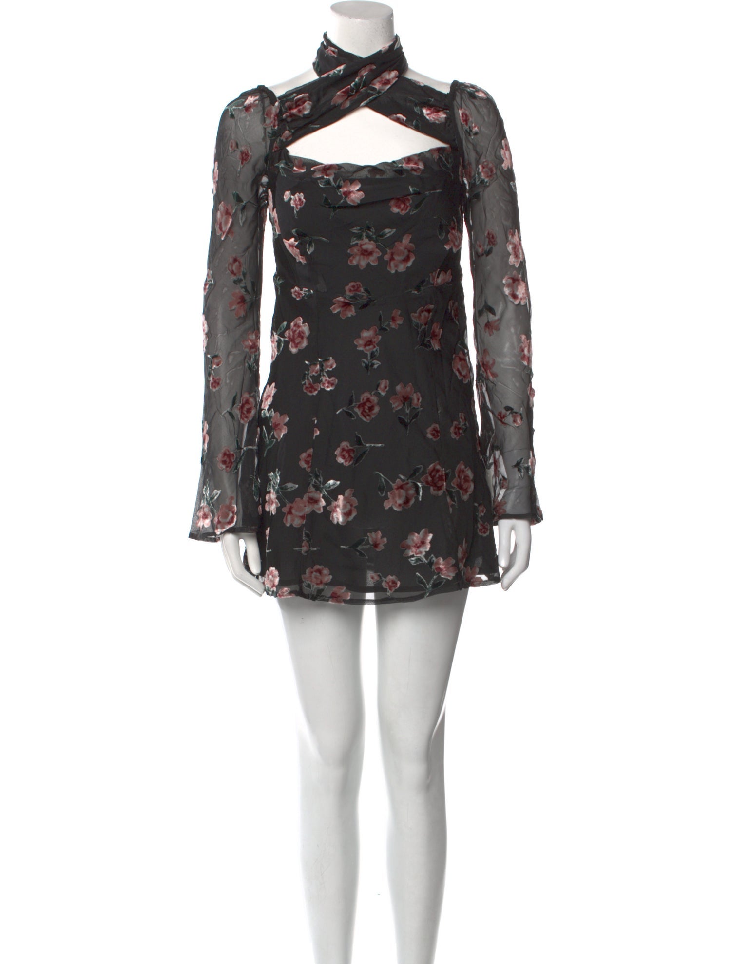 For Love & Lemons Floral Print Mini Dress w/ Tags