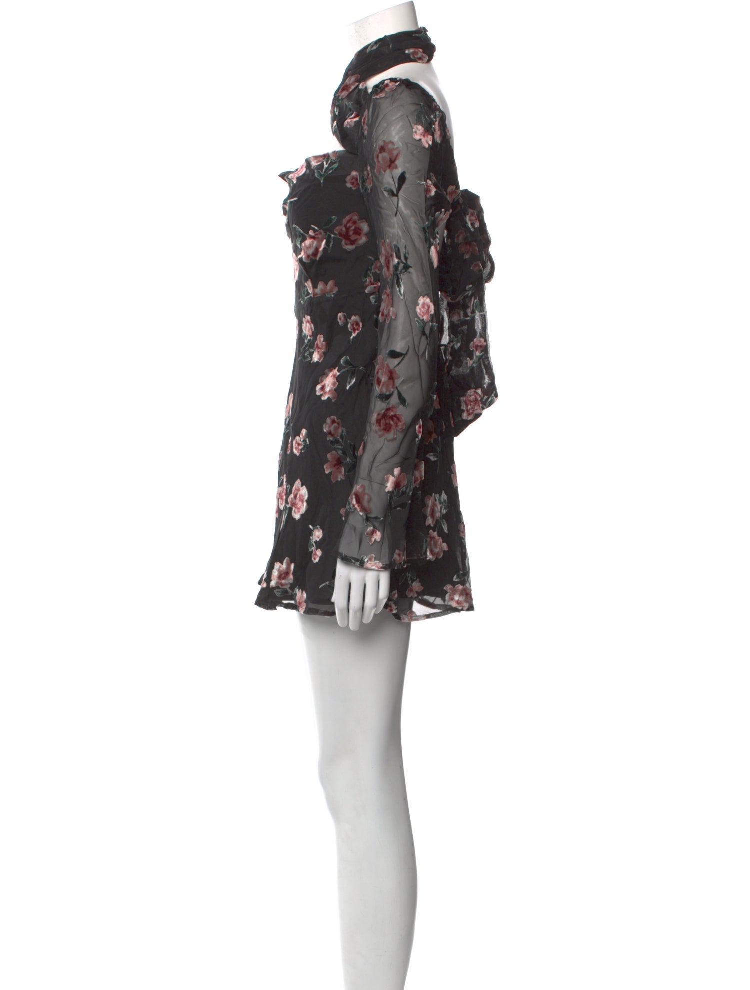 For Love & Lemons Floral Print Mini Dress w/ Tags