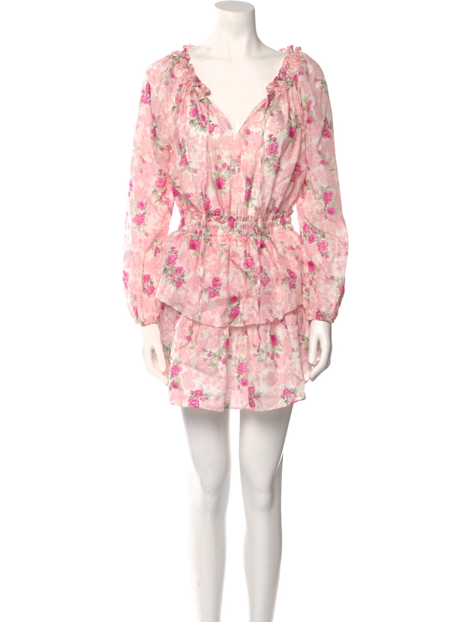 For Love & Lemons Silk Mini Dress
