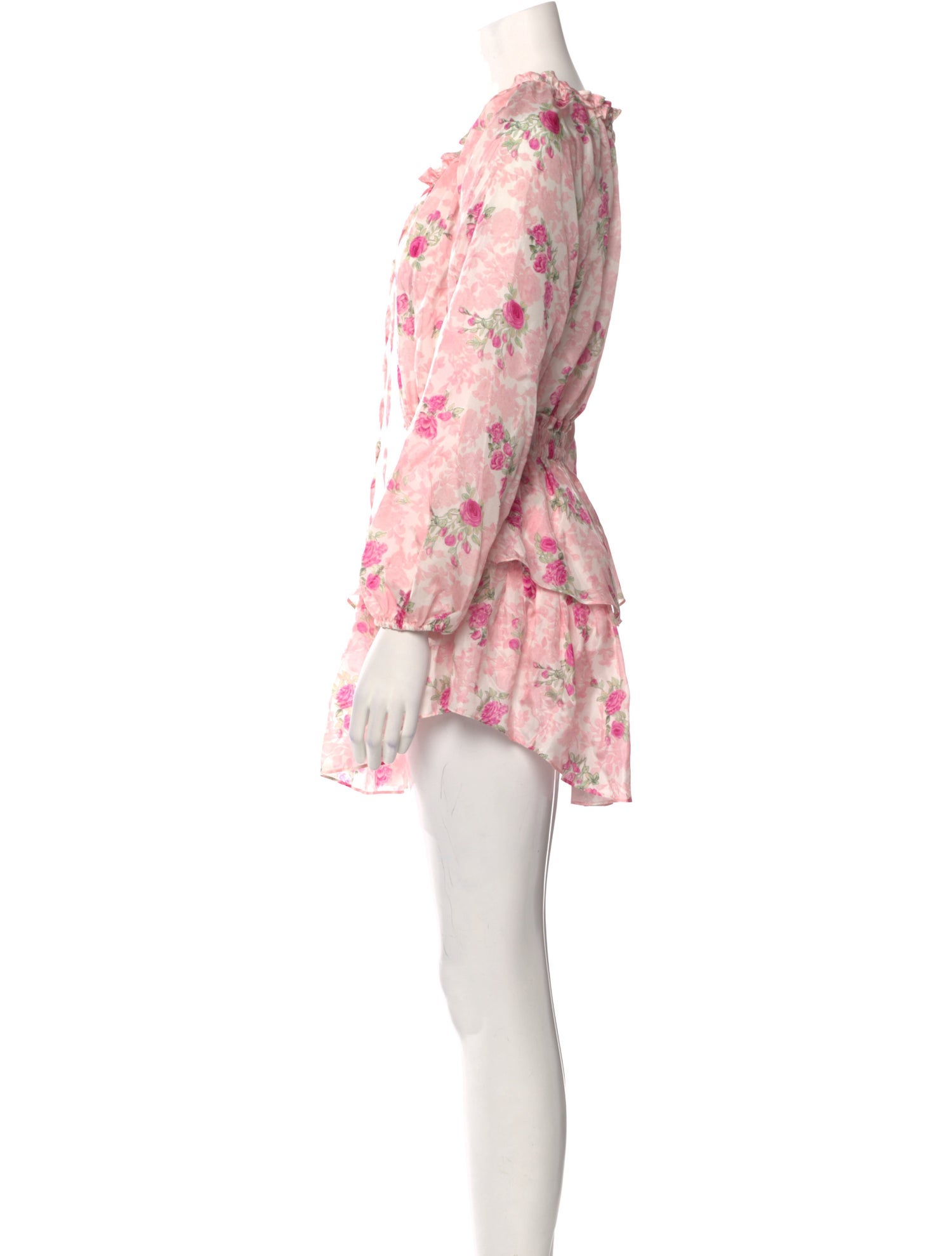 For Love & Lemons Silk Mini Dress