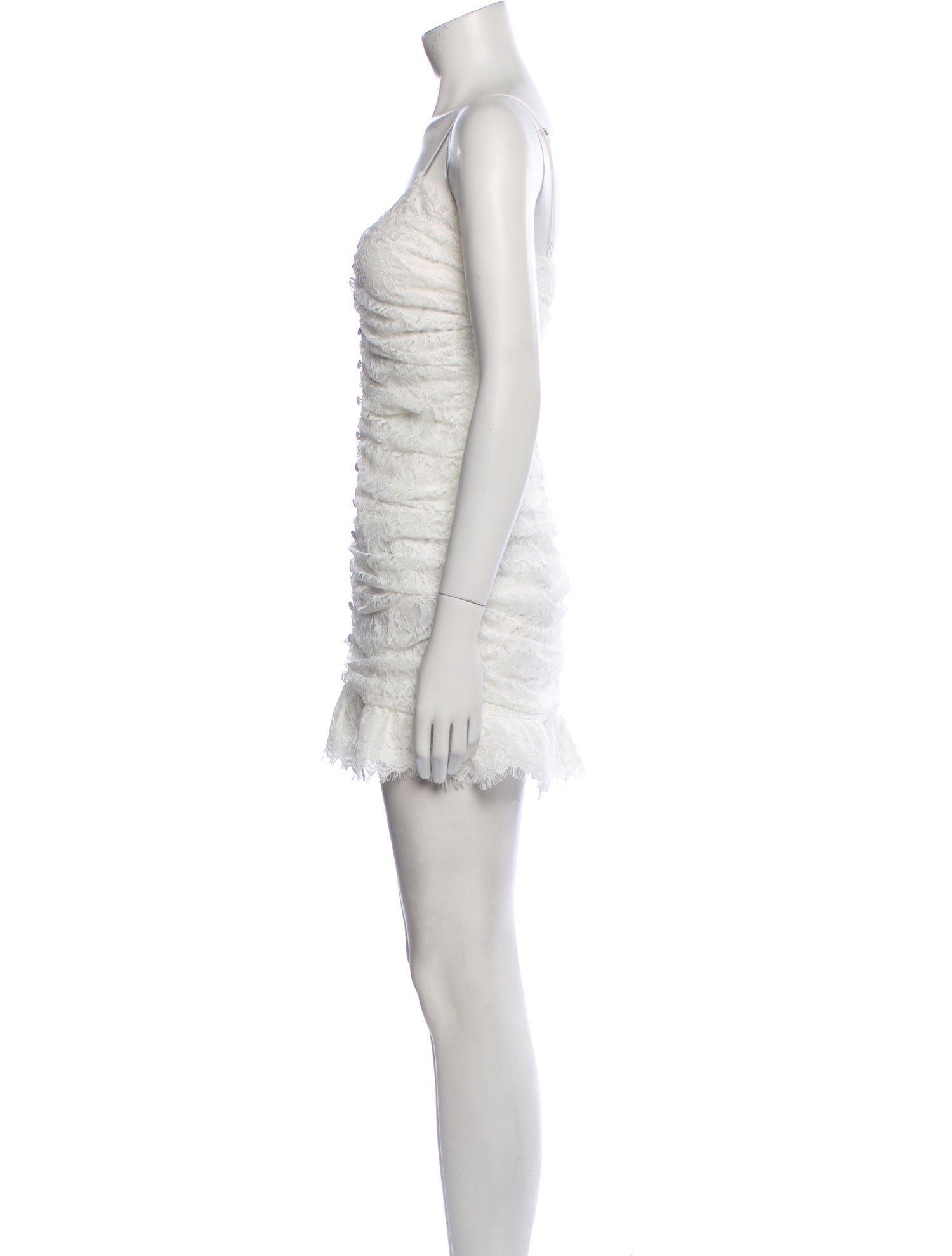 For Love & Lemons V-Neck Mini Dress