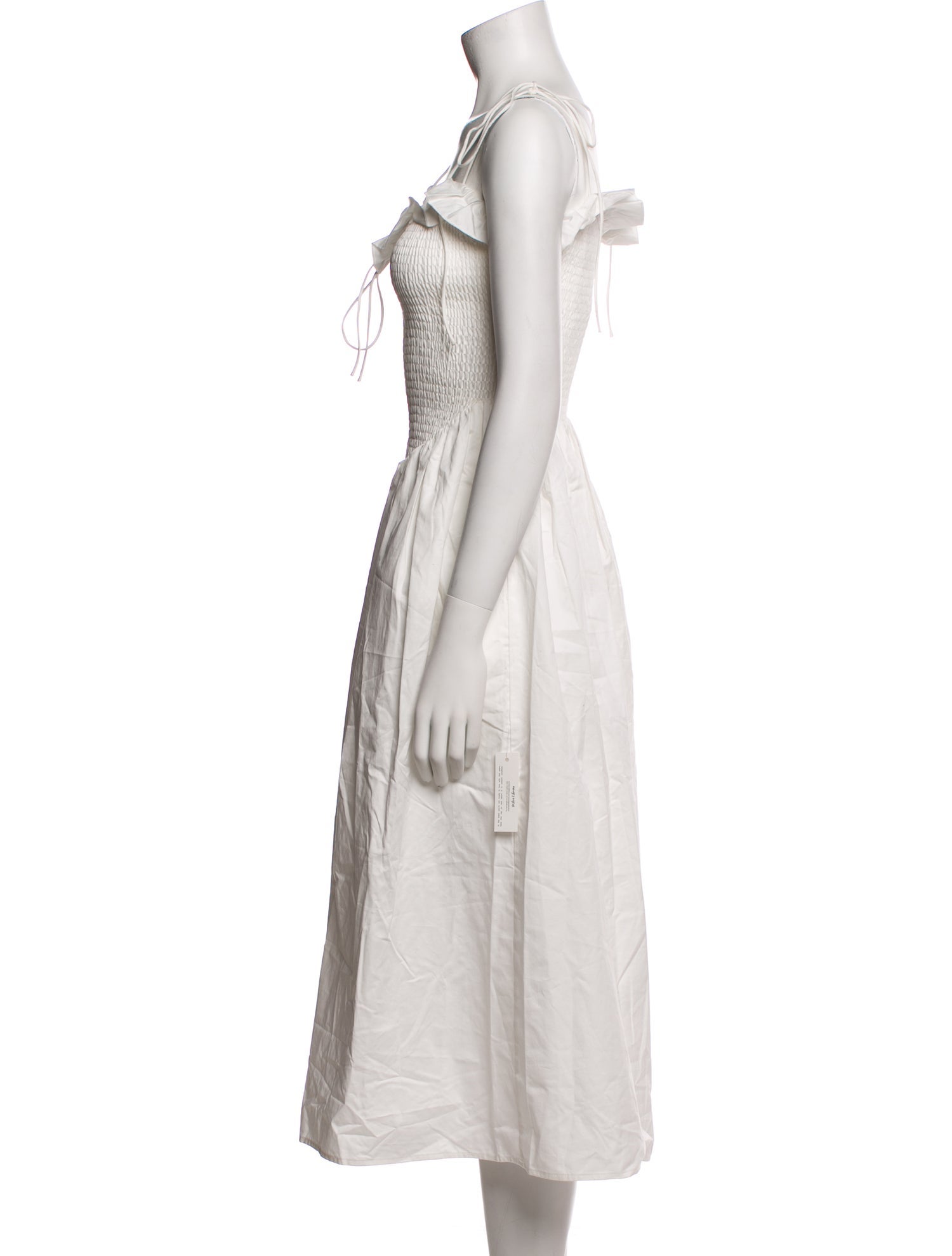 For Love & Lemons Square Neckline Midi Length Dress