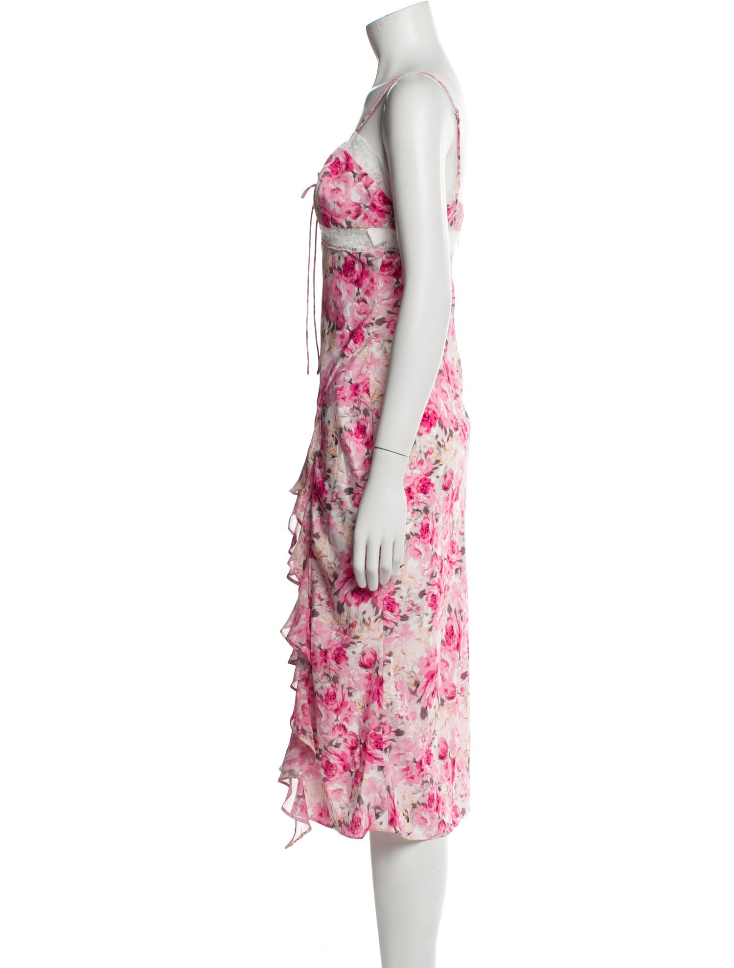 For Love & Lemons Floral Print Midi Length Dress w/ Tags