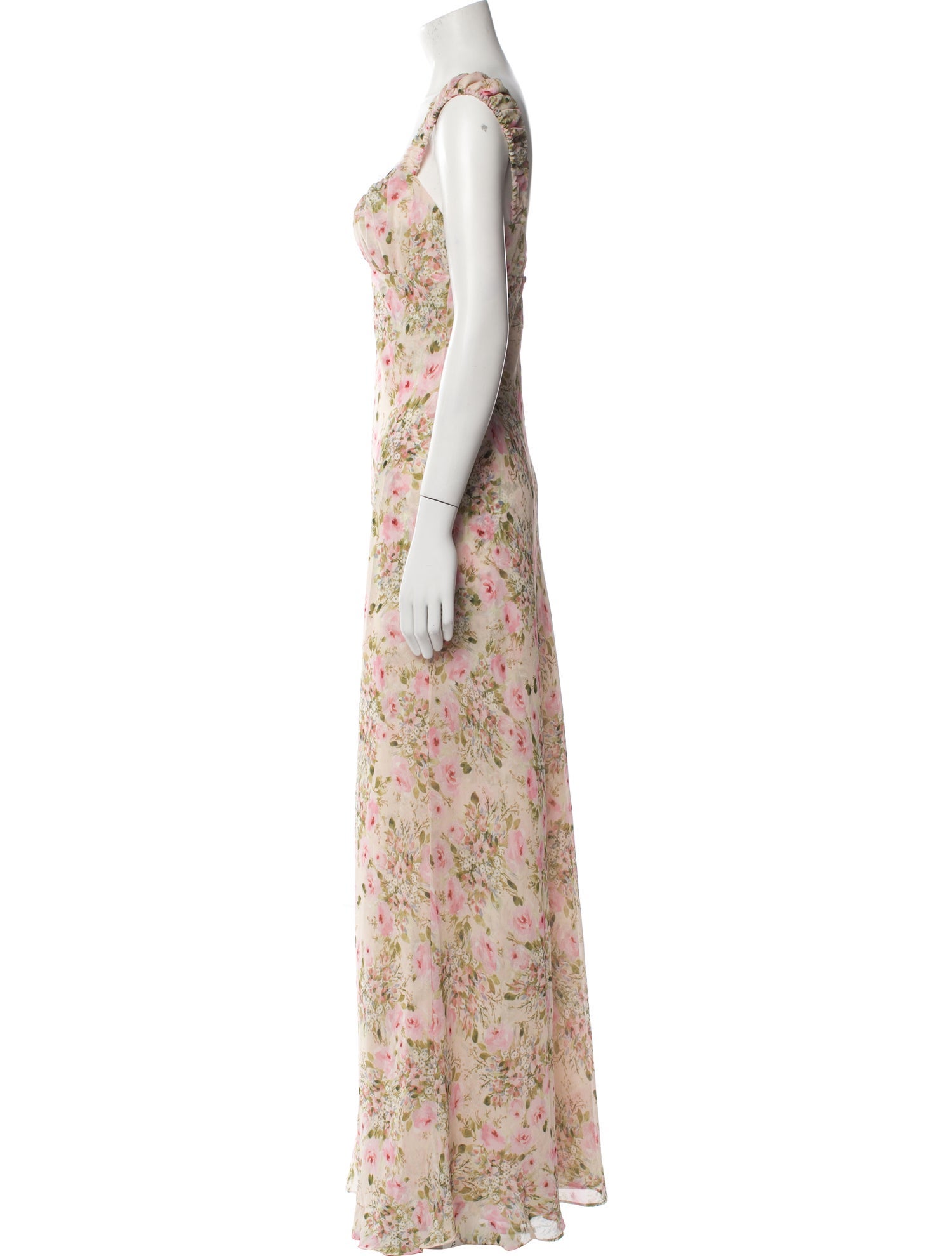 For Love & Lemons Floral Print Long Dress w/ Tags