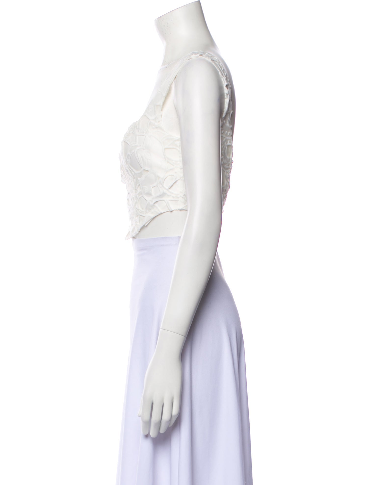 For Love & Lemons Square Neckline Sleeveless Crop Top w/ Tags