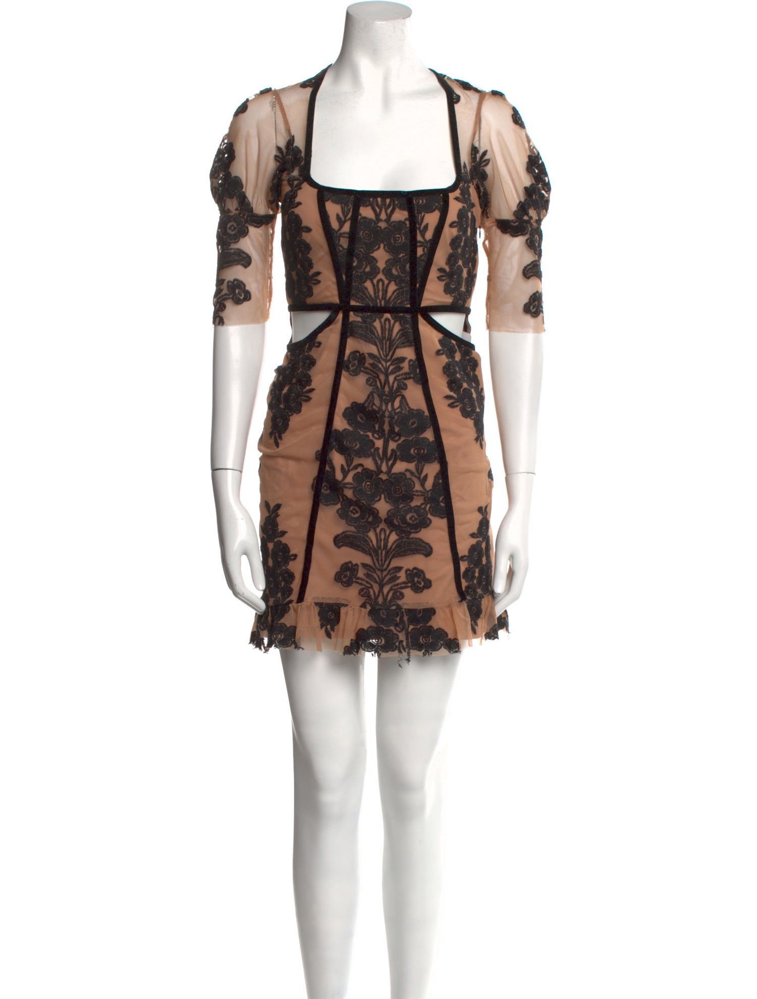 For Love & Lemons Printed Mini Dress w/ Tags