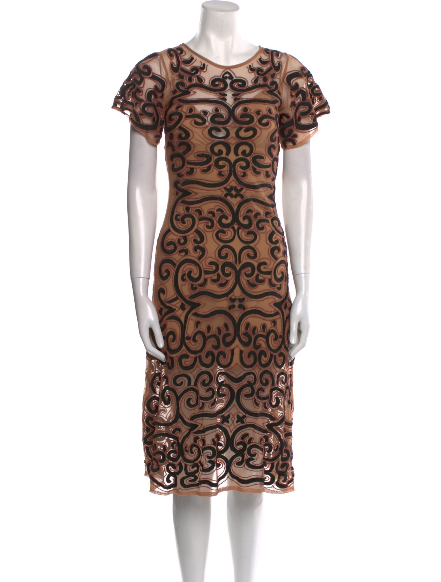 For Love & Lemons Nylon Knee-Length Dress