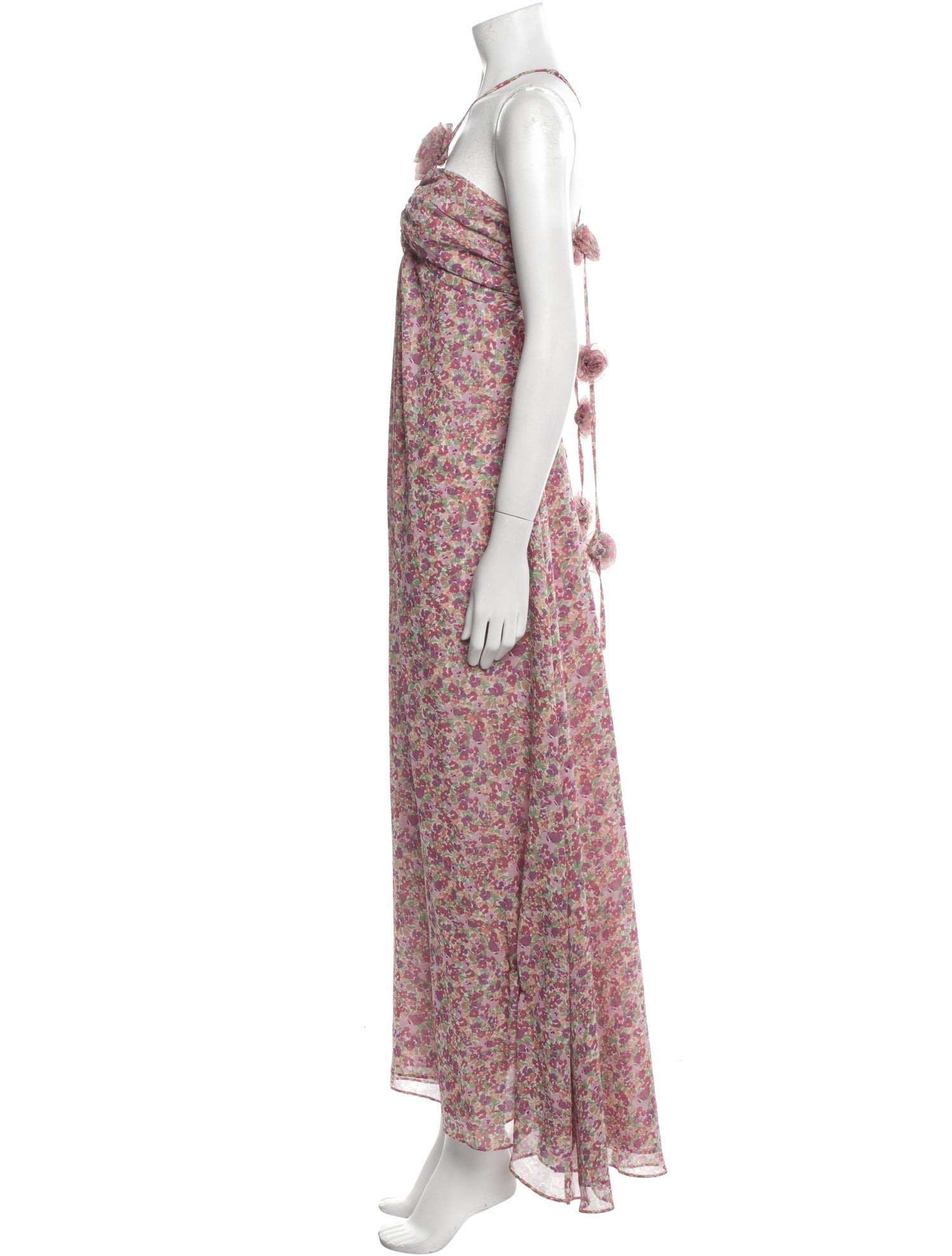 For Love & Lemons Floral Print Long Dress w/ Tags