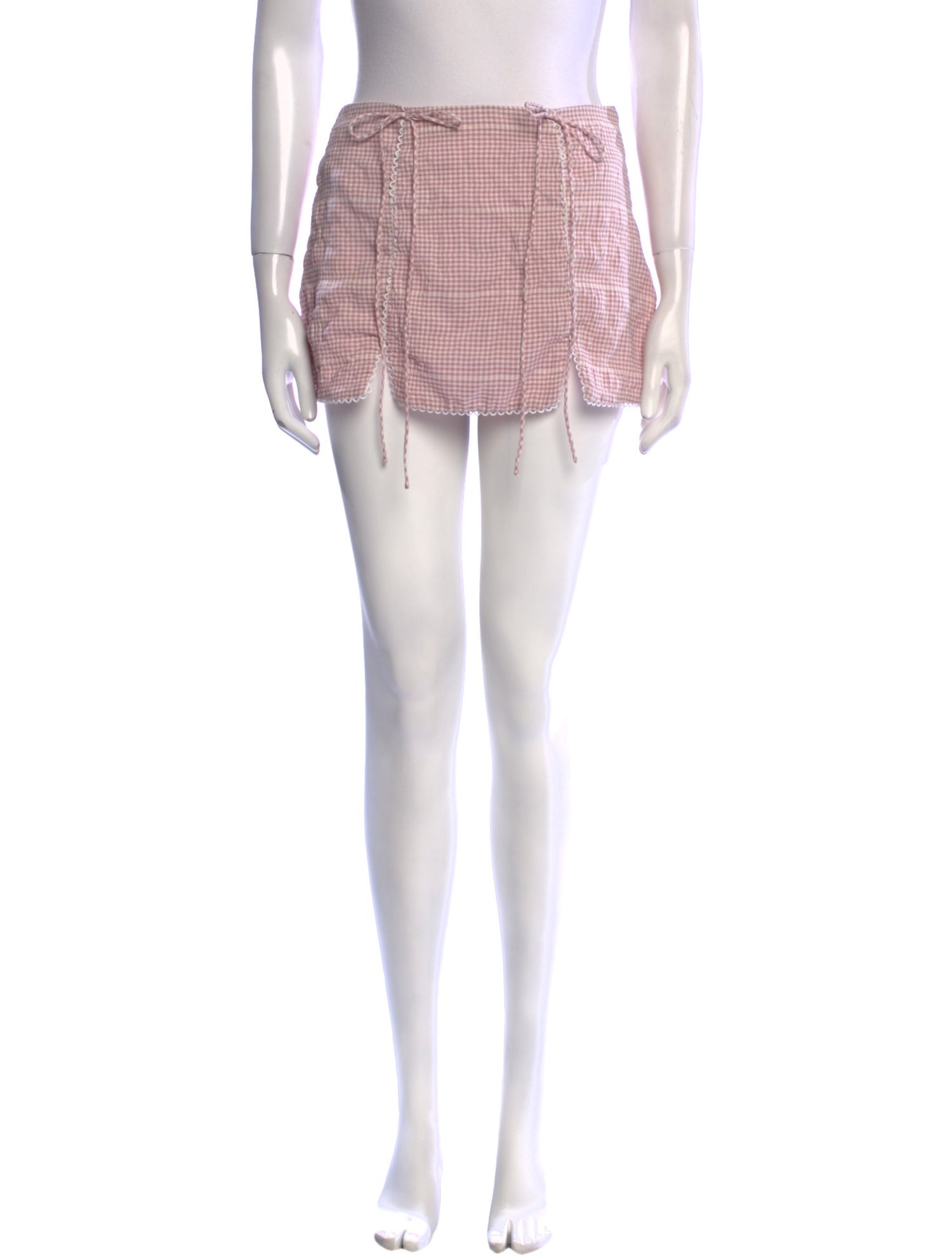 For Love & Lemons Plaid Print Mini Skirt w/ Tags