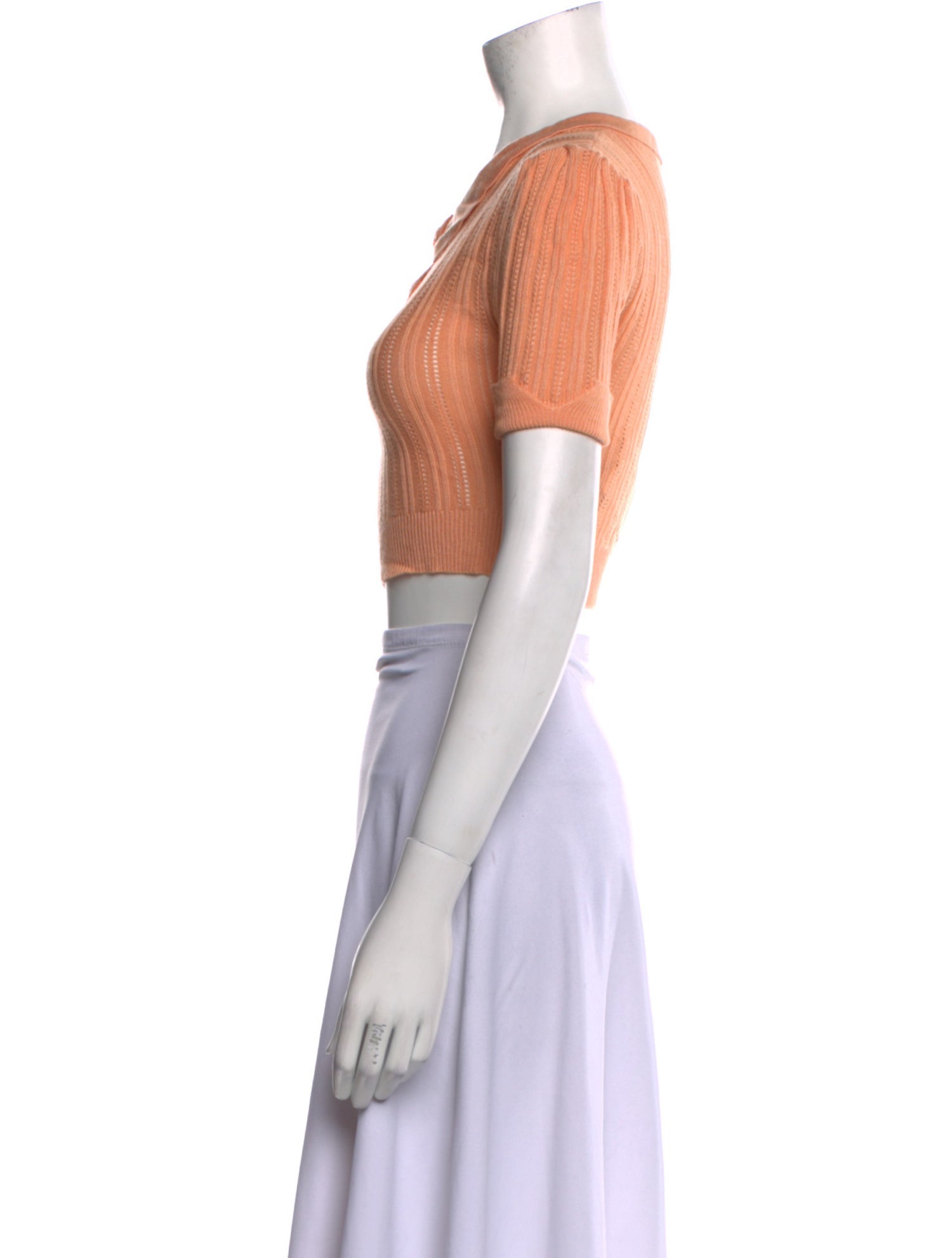 For Love & Lemons Short Sleeve Crop Top