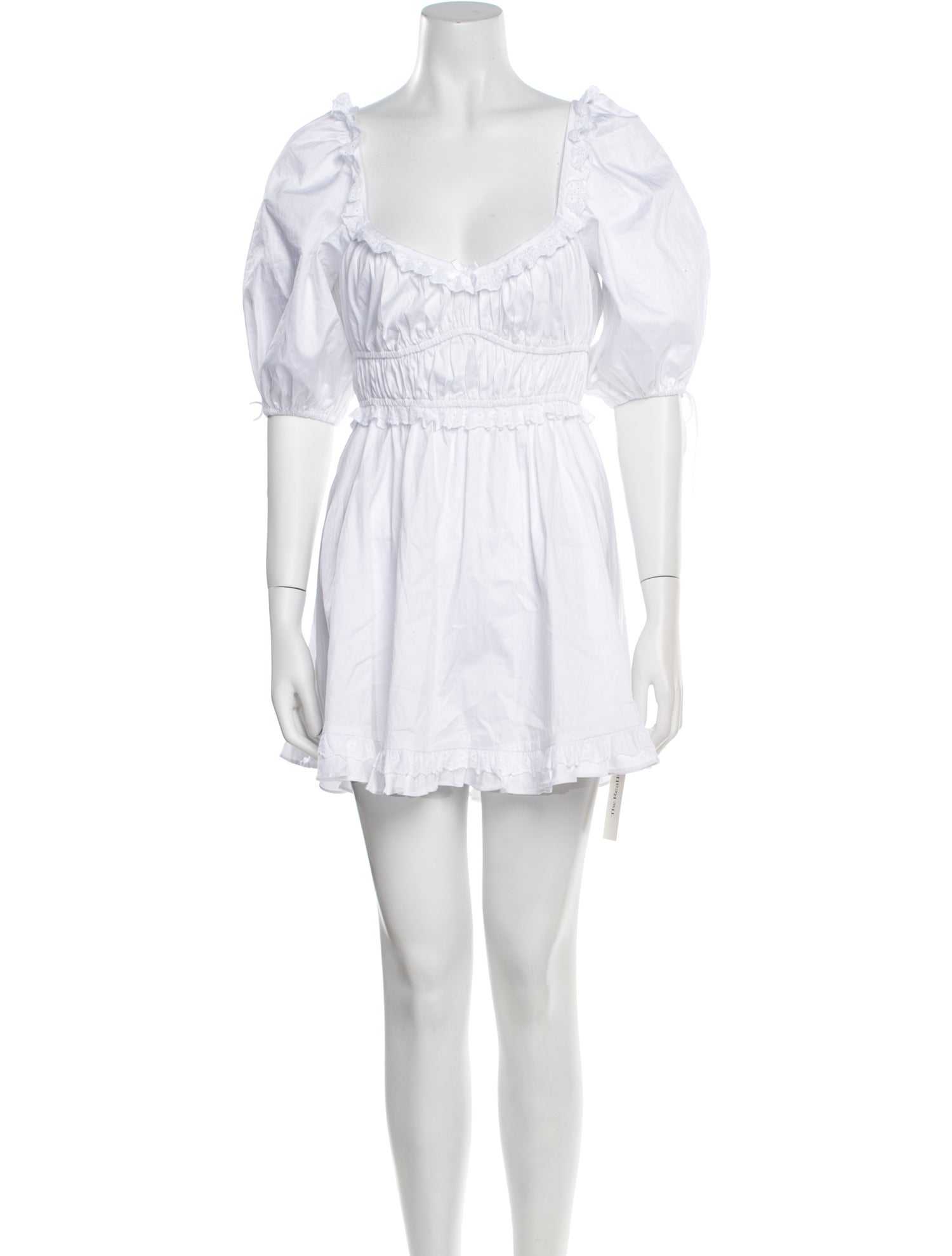 For Love & Lemons Square Neckline Mini Dress