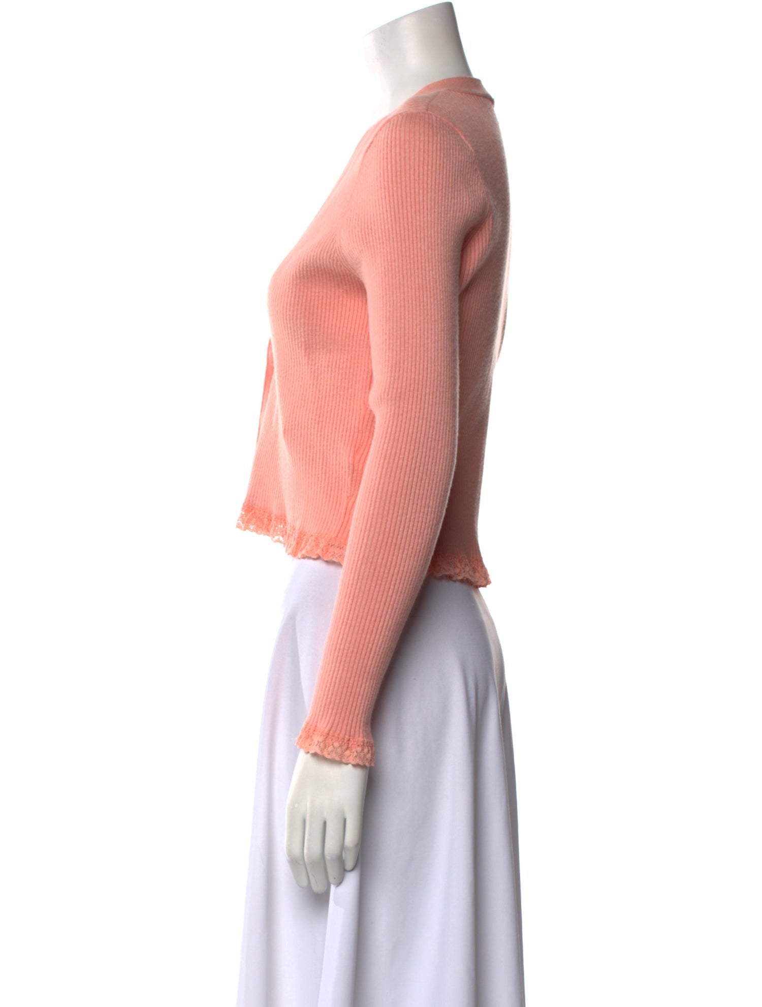 For Love & Lemons Plunge Neckline Sweater