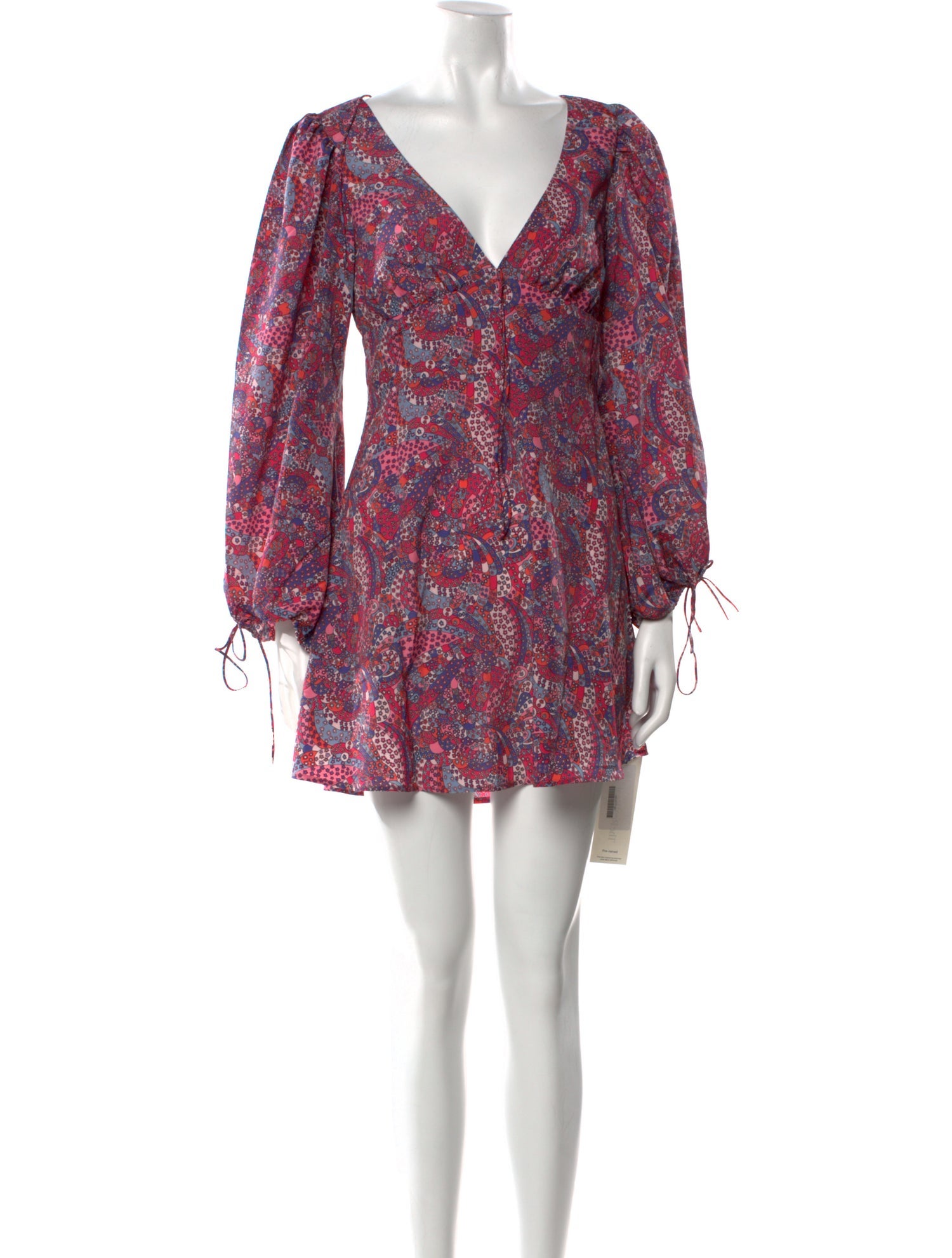 For Love & Lemons Floral Print Mini Dress